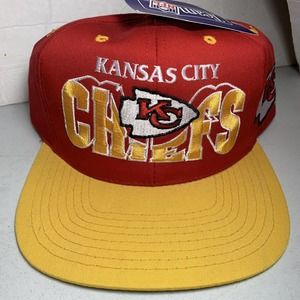 Vintage Kansas City Chiefs Hat NFL Football SnapBack Cap Team NFL